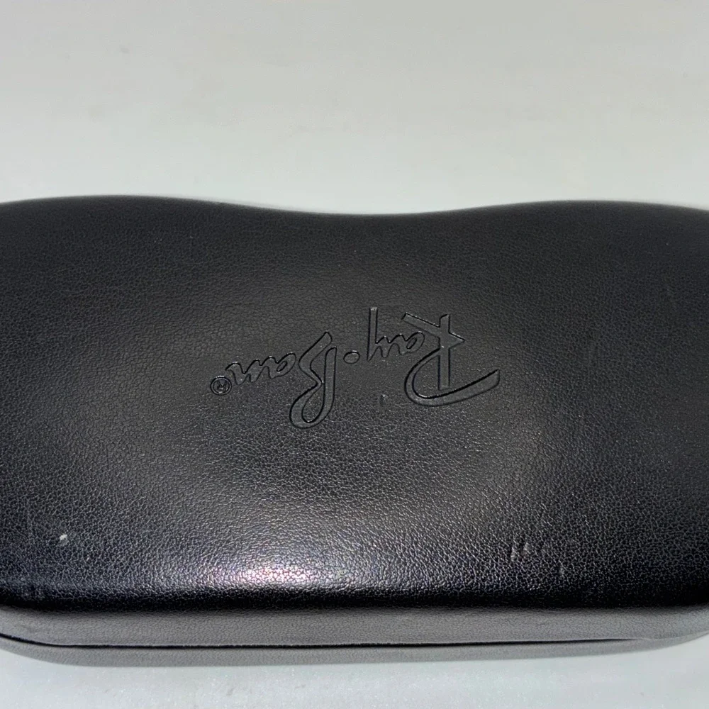 Ray-Ban Black Hard Clamshell Sunglasses Eyeglasses Case Felt Lined Accessory‎